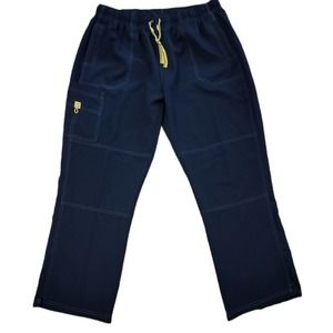 WonderWink Spread Good Cheer Navy Scrub Pants